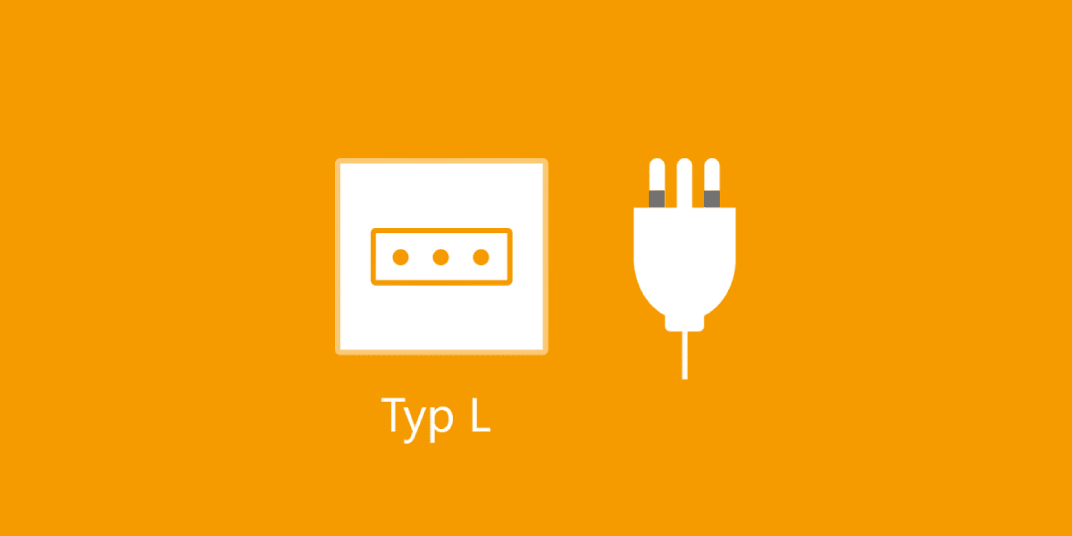Zu sehen ist eine Darstellung der Steckdosen-Typen L.