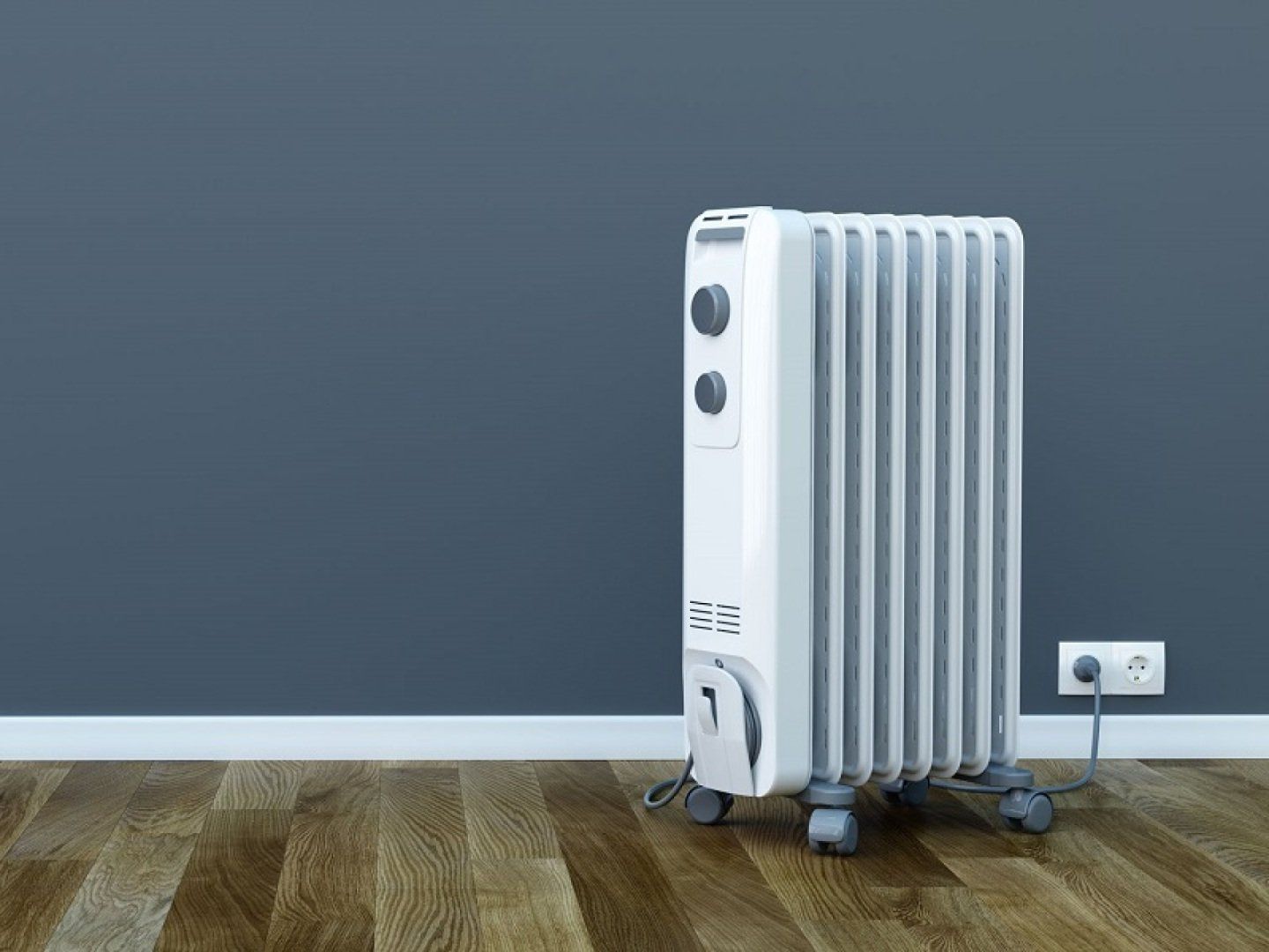 Das Bild zeigt einen Konvektor-Heizkörper als Typ von Heizkörpern.
