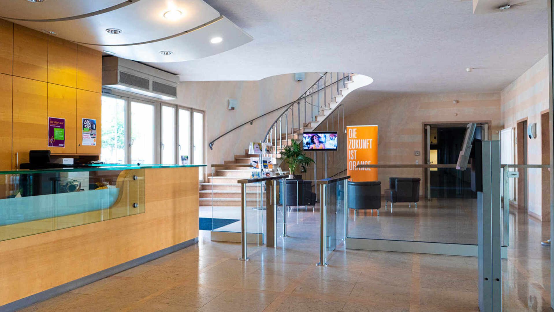 Eingang Hauptverwaltung