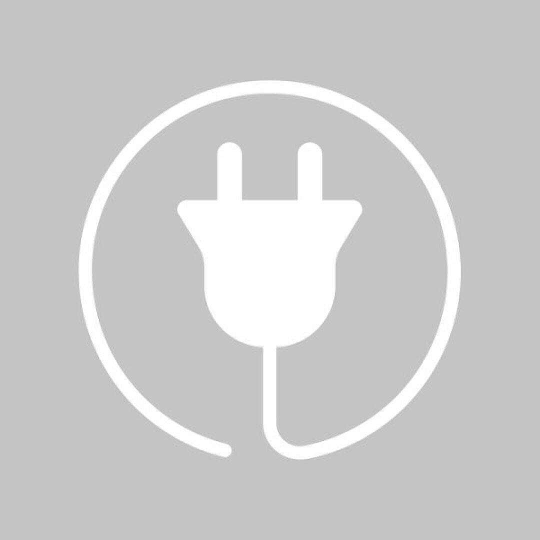 Ein Stecker-Icon symbolisiert Energiegesetze rund um das Thema Strom.