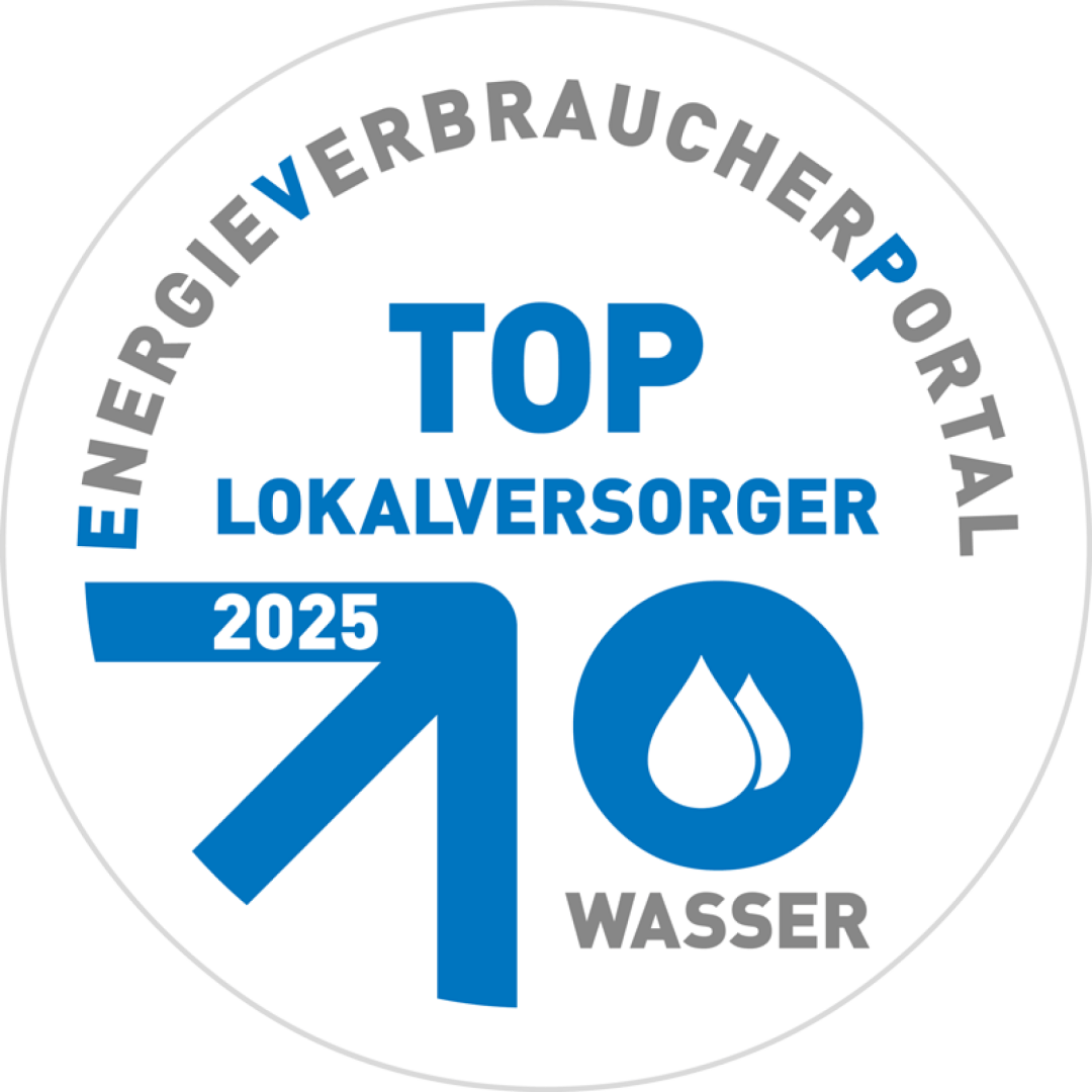 Siegel TOP Lokalversorger Wasser 2025