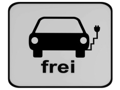 Dieses Zusatzzeichen erlaubt das Parken an einer Ladesäule für Elektroautos